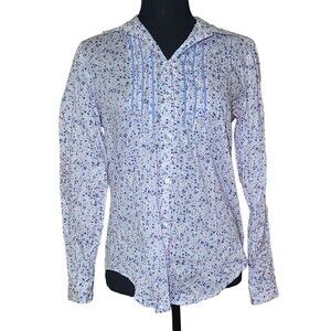 Victorias Secret The Mayfair Cotton Button Sleep Shirt Pajamas Women's Size XS